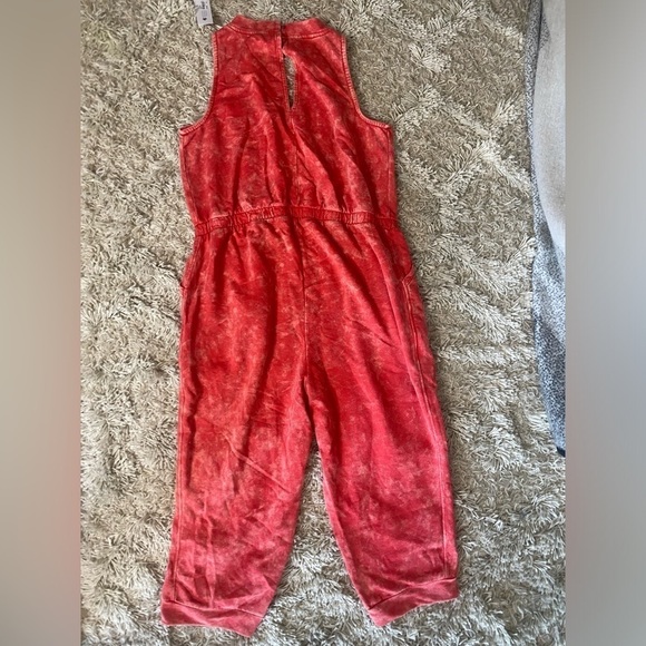 Lane Bryant NWT Sleeveless Jumpsuit Women's Size 22/24 Super Soft Red Acid Wash - Picture 4 of 6